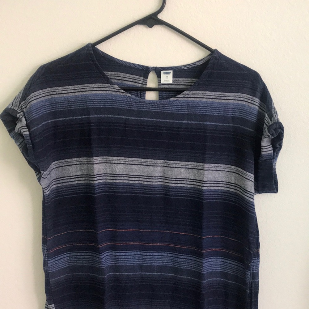 3/ $25 Linen cocoon shirt dress